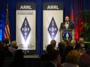 ARRL Director of Development Kevin Beal, K8EAL, addressed the 2026 Donor Reception. [Greg Sulla, KC1YNI, photo]