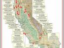 This map shows details of the wildfires currently plaguing the State of California.