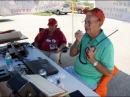 Geoff, N1GY, (left) and Frank, AC4MK, longtime members of the Manatee Amateur Radio Club, are seen here participating in a recruiting and informational display at a local Safety Fair held in Lakewood Ranch, Florida.