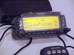 Prototype Kenwood APRS transceiver