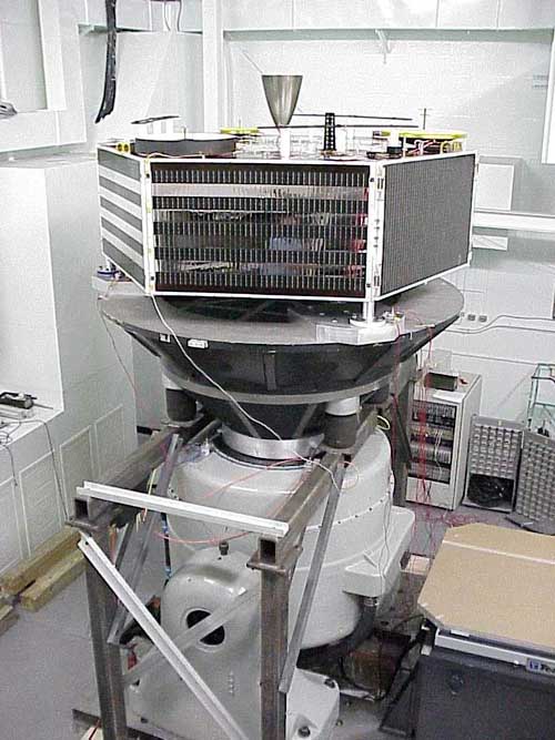 Phase 3D on the vertical "shake table" at Goddard.